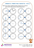 Corrige El Tiempo Para 5 Minutos Hoja 2