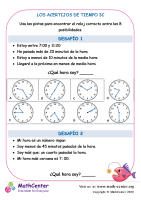 Los Acertijos De Tiempo 3C