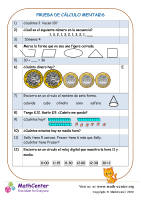 Prueba De Cálculo Mental 2:6 (UK)