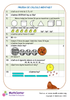 Prueba De Cálculo Mental 2:7 (UK)