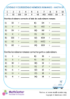 Leyendo Y Escribiendo Números Romanos Hasta 20