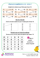 Vínculos Numéricos A 10 Hoja 7