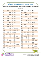 Vínculos Numéricos A 100 Hoja 7