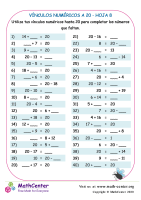 Vínculos Numéricos A 20 Hoja 8