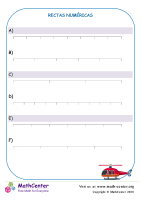 Rectas numéricas N° 2 A