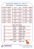 Comparando Números De 7 Dígito 1