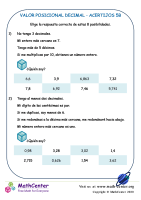 Valor Posicional Decimal Acertijos 5B