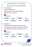 Acertijos De Valor Posicional 5A