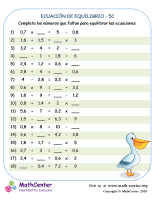 Ecuación De Equilibrio 5C