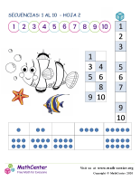 Secuencias Hasta 10 Hoja 2