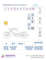 Secuencias Hasta 10 Hoja 3