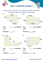 Área Y Perímetro Examen 4
