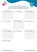 División Larga Examen 4