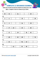 Completa La Secuencia Examen 5