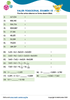Valor Posicional Examen 15