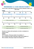 Redondeando Al 10 Más Cercano Examen 2