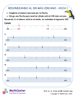 Redondeando Al 100 Más Cercano Hoja 1
