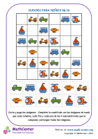 Sudoku Para Niños N°16