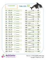 12 Prueba de tablas de multiplicar 1