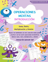 Operaciones Mixtas - Introducción