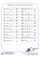 Sumas Faltantes De20 Hoja 2