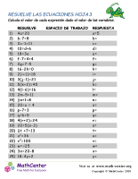 Resuelve La Ecuación #3