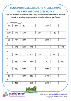 Contando Hacia Adelante Y Hacia Atrás De A Múltiplos De Diez Hoja 2