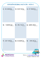 División Decimal Hasta 3Pd Hoja 2