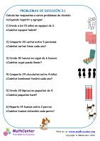 Problemas de división - Hoja 3.1