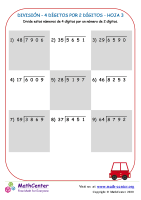 División – 4 Dígitos Por 2 Dígitos Hoja 3