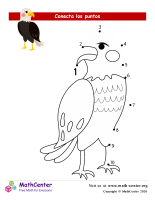 Conecta los puntos Hasta 10 - Águila