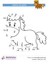 Conecta los puntos Hasta 30 - Caballo