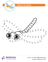 Conecta los puntos Hasta 56 - Libélula