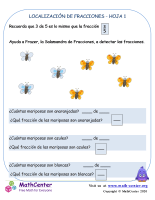 Localización De Fracciones - Hoja 1