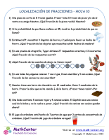 Localización De Fracciones - Hoja 10