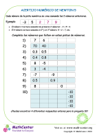 Acertijo De Seguimiento Numérico De Newton 5