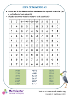 Sopa De Números A3