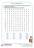 Sopa De Números A5