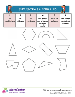 Encuentra La Forma 2D