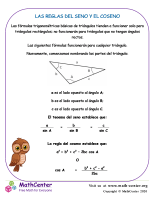 Las Reglas Del Seno Y El Coseno