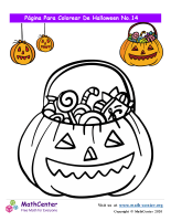 Hoja para colorear - Halloween N°14