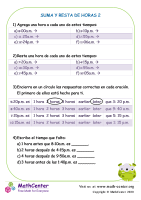 Suma Y Resta De Horas 2