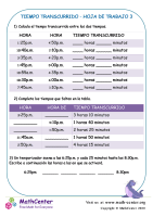 Tiempo Transcurrido - Hoja De Trabajo 3