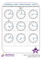 Diciendo La Hora - Cuarto Pasadas Hoja 2