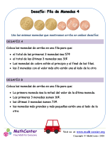 Desafío: Fila De Monedas Euro 4