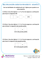 Multiplicación: 2Dígitos Por 1Dígito Desafío 2