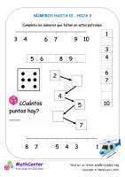 Números Hasta 10 Hoja 3
