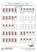 Vínculos Numéricos A 20 Hoja 5