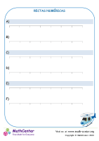 Rectas numéricas N° 8