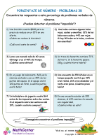 Porcentaje De Número De Problemas 3B